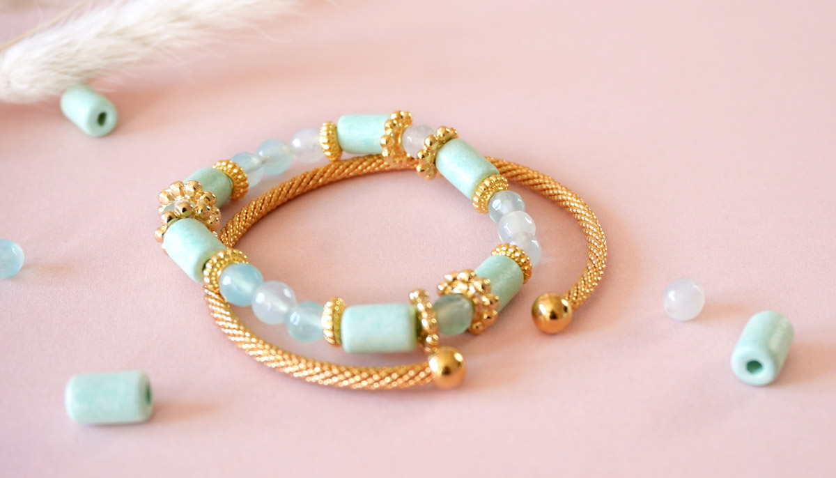 Créer un bracelet avec du fil élastique  Gingerlily Perles Nos tutoriels  de bijouterie blog