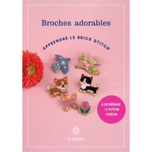 couverture de l'ebook broches adorables en perles