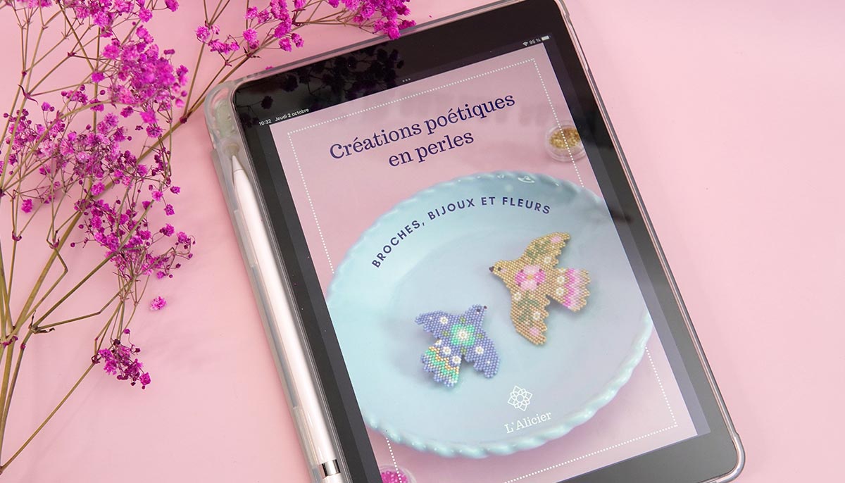 Lancement de mon Ebook tissage de perles Créations poétiques en perles