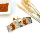 Bracelet Miyuki Camaïeu terminé avec fermoir doré