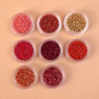 Assortiment de perles Miyuki delica 11/0 rouges