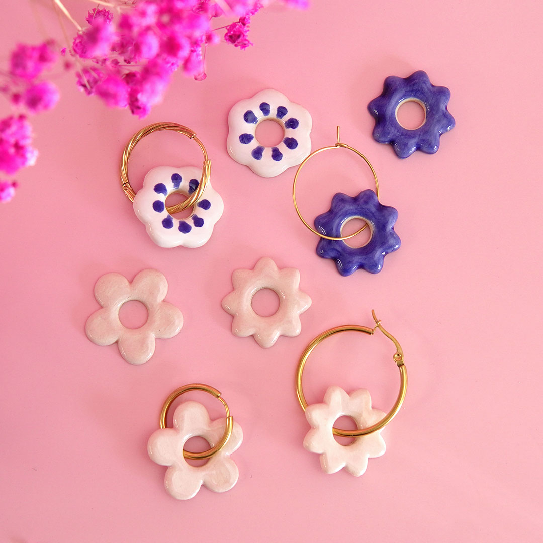 pampilles-fleurs-en-ceramique pampilles fleurs en céramique