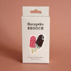 Kit broche brodée en perles Miyuki glaces.