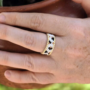 Atelier bague en perles miyuki.